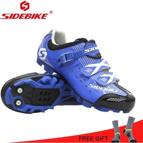 SIDEBIKE MTB Cycling Shoes Men Mountain Bike Shoes Profession Self-locking Sneaker Bicycle Shoes Zapatos Mtb Hombre Ciclismo
