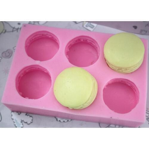 PRZY Silicone Macaron Hambueger Cake Chocolate Soap Resin Jelly Candy Pudding Ice Cookie Biscuit Molds Fondant Cake Moulds