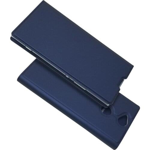 Slim Magnetic Case For Sony Xperia XA2 Plus XA1 Ultra Flip Cover PU Leather Phone Bags Cases For Sony XA1 Plus XA2 Ultral Coque