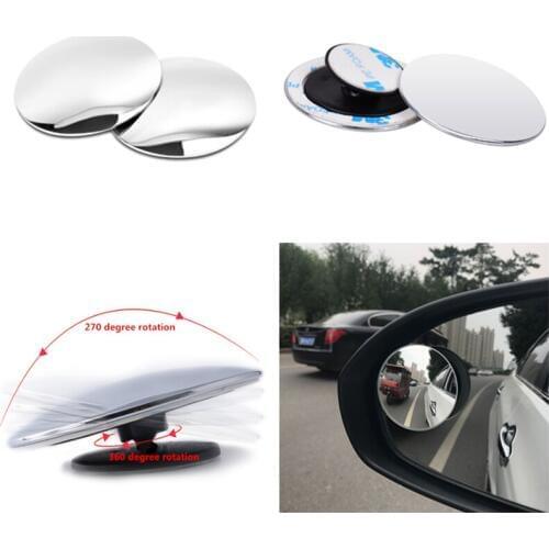 Universal Auto 360 Wide Angle Car Small Round Mirror for Chevrolet Cruze Trax Aveo Lova Sail Epica Captiva Volt Camaro Cobalt