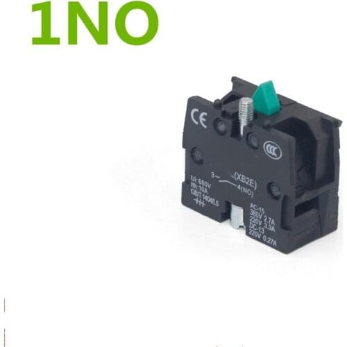 XB2 Contact Block 1PCS ZB2-BE101C Normal Open NO ZB2-BE102C NC Pushbutton Joystick Switch Replaces TELE 10A 600V