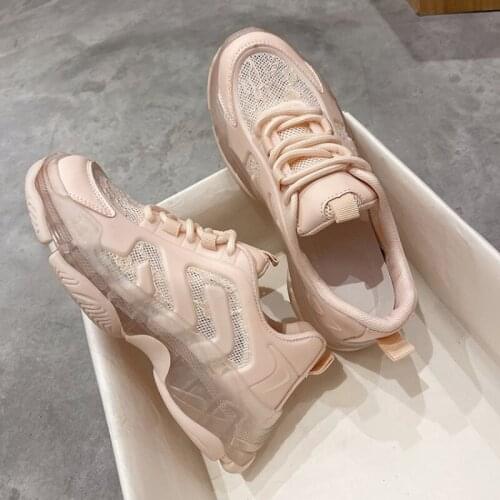 2021 Fashion Mesh Sneakers Women Casual Shoes Summer New Breathable Comfort Walking Vulcanized Shoes for Women Sneakers