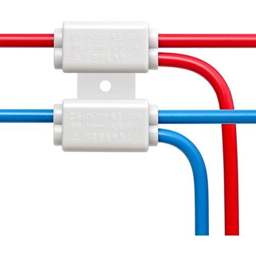 ZK-1306 2 Bit No-need Break Wire Splitter T Branch Joint 6 Square High Power Wiring Terminal