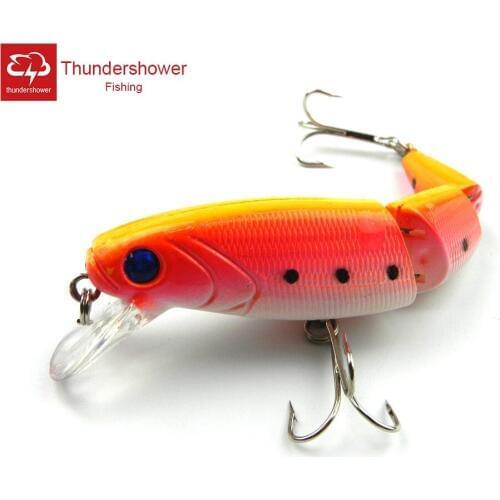 1pcs Crankbait Jointed Sections Hard Bait 10.5cm 14g Slow Floating Swimbait Lifelike Minnow Fishing Lure Isca Artificial Lures