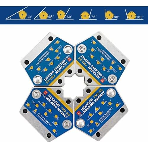 2/4pcs Magnetic Welding Holders Multi-angle Solder Arrow Magnet Weld Fixer Positioner Ferrite Holding Auxiliary Locator Tools