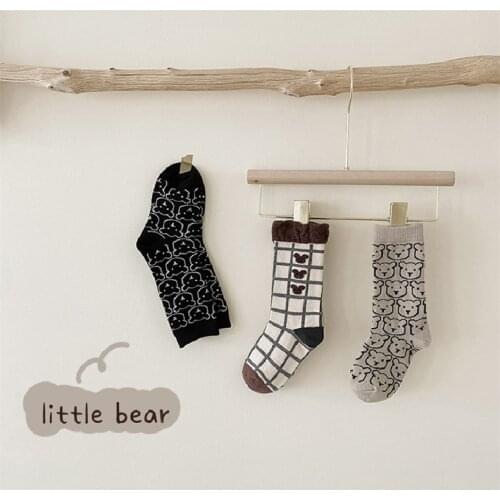 3Pairs/lot New Arrival Baby Socks Pattern Long Socks Kids Knee Length Soft Cotton Baby Socks Kids Knee High Socks 1-8 Years