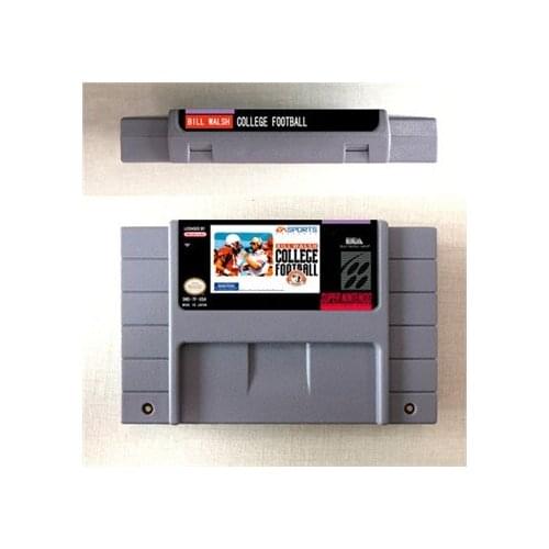 Bill Walsh College Football - Action Game Card US Version English Language