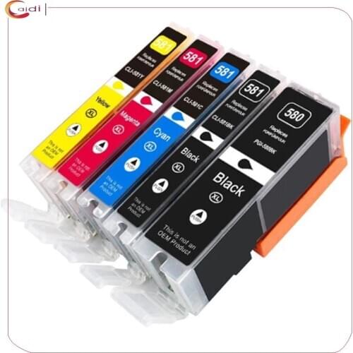Compatible for Canon PIXMA TR7550 TR8550 TS6150 TS6151 TS8150 printer Suit For PGI-580 CLI-581 PGI580 CLI581 Ink Cartridge