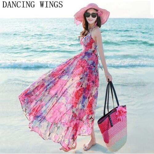DANCING WINGS Summer Chiffon Dresses
