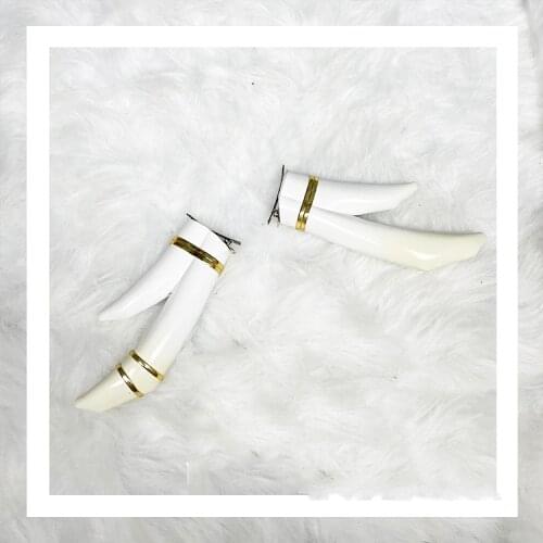 Game Genshin Impact Yanfei Cosplay Horns Headwear Lovely Yan Fei Game Cosplay Accessories Halloween Carnival Fancy Party Props