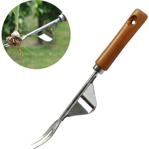 1PC Garden Weeder Tool Lawn Sturdy Digging Puller Hand Weeding Effective Easy Apply Trimming Removal Grass Puller Long Handle