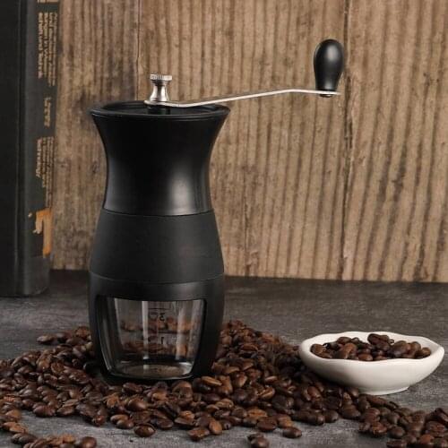 Coffee Grinder Mini Stainless Steel Hand Manual Handmade Coffee Bean Burr Grinders Mill Kitchen Tool Grinders Easy Clean