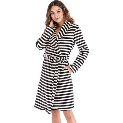 LENGONI Women's Warm Robes