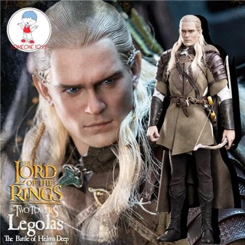 LOTR029 1/6 LEGOLAS AT HELMS DEEP Elf Prince Model Accessories 12" Collectable male Soldier Action Figure full set gift toys
