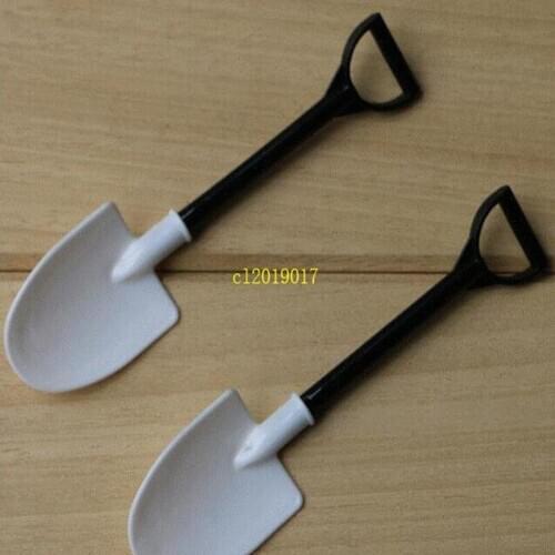 Ice Cream Spoon Mini Shovel Plastic Spoon Cake Construction Beach Garden Party Disposable Stacks Popsicle Tools