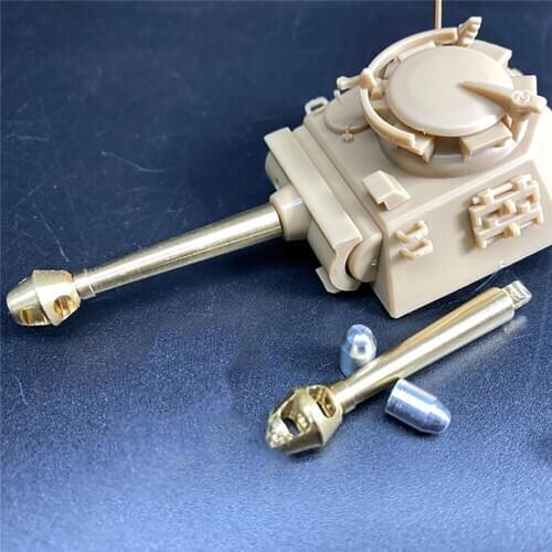Mini Metal Barrel for Q Edition Pz.Kpfw V Panther Meng WWT-007 Tank Model Upgrade Kits