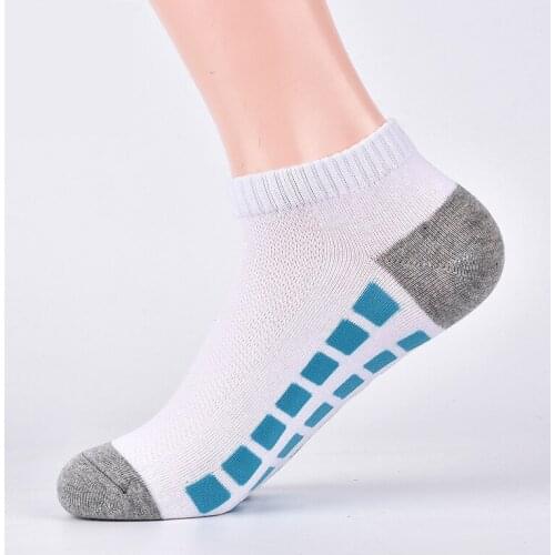 New Mens Socks Antibacterial Deodorant Thick Cotton Socks Elite Summer Thin Breathable Sports Socks Bare Feet Socks