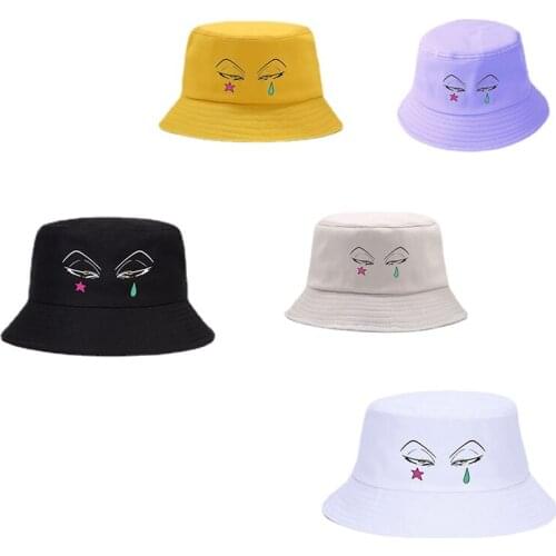 2021 Nie Anime Attack on Titan Summer Hat Women Men Panama Bucket Cap The Design Flat Visor Japan Anime Fisherman Hat