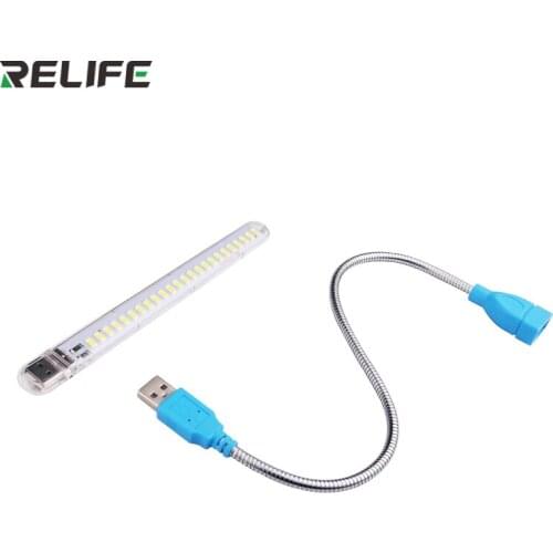 RELIFE RL805 24 Led Table Lamp 360 Degree Rotation Study Bed Reading Desk Desktop Lights USB Rechargeable Eye Protection repair