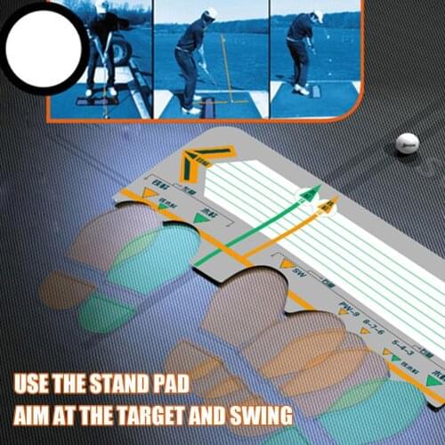 Golf Station Board Swing Trainer Practice Corrective Posture Golf Clubs Batting Training Golf Accessories Golf Training Aids