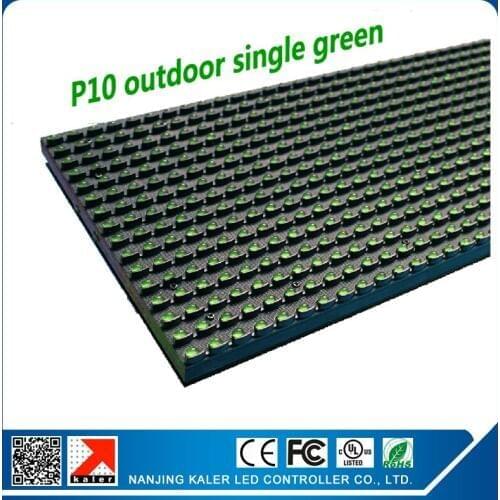 TEEHO P10 led module display screen outdoor led module for led sign board 320*160mm 32*16 pixel green color
