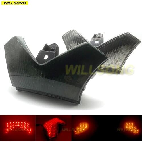 LED Rear Tail Brake Light Blinker Turn Signal Integrated Lamp For KAWASAKI ZX14 ZX14R ZX1400 ZZR1400 ZXT40 2006-2015 Year