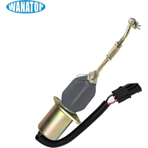 Spare Parts Fuel Shutdown Solenoid SA-3999-24 SA-3999-12 for Excavator Engine