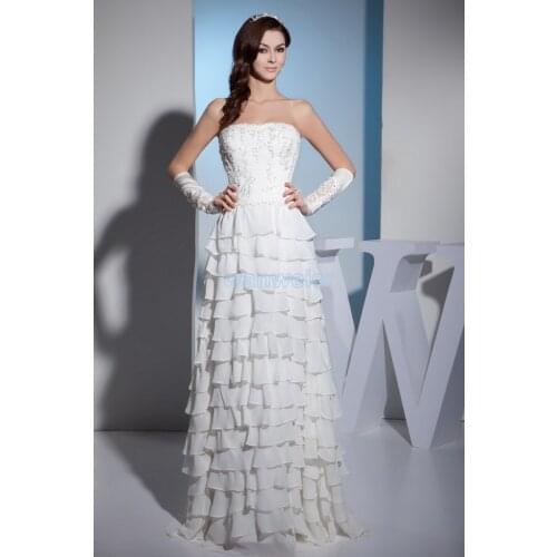 Free shipping 2016 nastya new design lw-006 custommade size/color bridal gown appliques marry dress white big size wedding dress