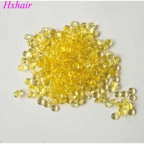 1KG Blonde / Amber keratin glue granule Glue Grain ( No.2 ) / HIGH QUALITY adhesive keratin glue grain