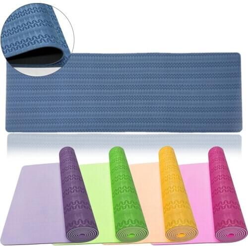 183cm*61cm Eco-friendly Anti-slip Body Building Fitness Exercise Pilates Yoga Mat Cushion Carpet Mat For Beginner