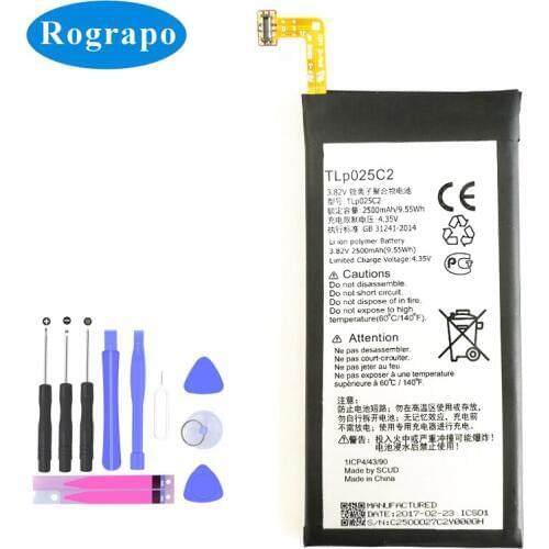 3.8V 2500mAh TLp025C2 Replacement Battery Batterie For Alcatel One Touch POP 4 Plus 4+ OT-5056D 5056D Mobile Phone Batteries
