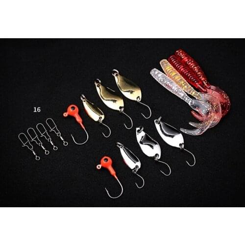 4pcs/lot Horse Mouth Sequins New Fishing Tackle Spoon Shaped Horse Mouth Sequins Multicolor Bait Bait Hard Bait with Mouth