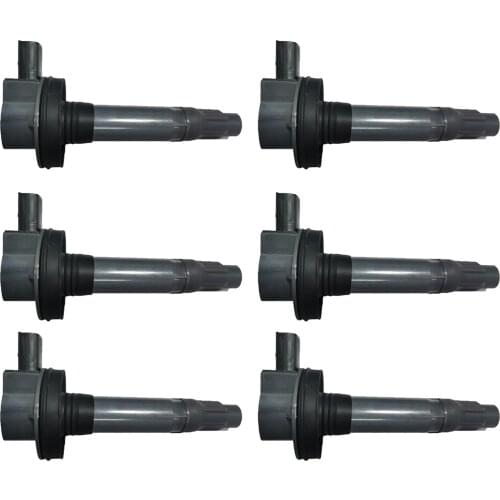 6Pcs Ignition Coils Replacement for Mazda CX-9 2009-2014 for Lincoln MKT 3.5L 2007-2011 for Ford Flex UF553 DG520 7T4Z-12029-E