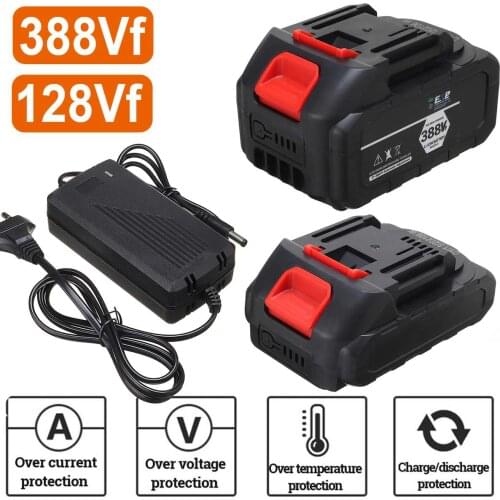 1/2 PCS 128VF/388VF Rechargeable Battery for Makita Interface 15000mAh Lithium Battery for Electric Wrench Drill Saw Power Tools