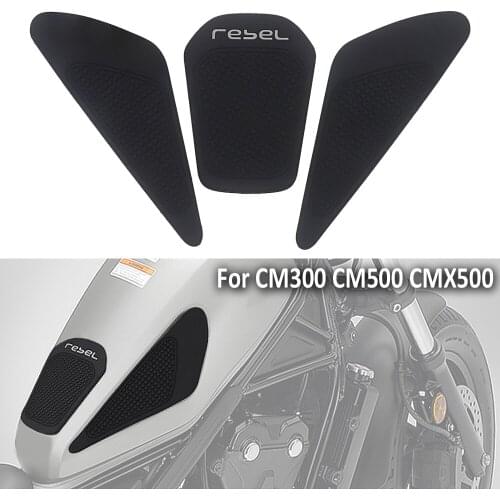 For Honda REBEL500 REBEL300 REBEL CMX 500 300 CM500 CM300 Motorcycle Accessories Gas Tank Protect Sticker Fuel Cap Cover Pad