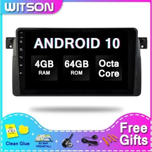 WITSON BIG SCREEN Android 10 Car DVD Player FOR BMW E46/M3 1998-2005 4G RAM 64GB ROM CAR RADIO NAVIGATION
