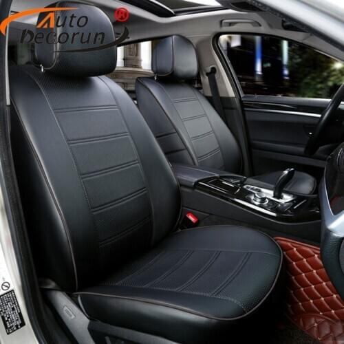 AutoDecorun 22PCS Leather cover seat car for Acura mdx 2008 interior accessories seat covers sets for cars seat cushion supports
