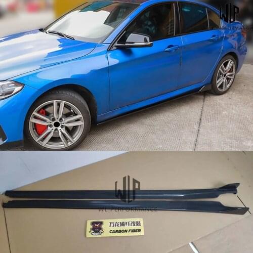 F52 New Style High Quality Carbon Fiber Side Skirts Car Body Kit For BMW F52 New 1 Series Blade Style Car Styling 17-Up