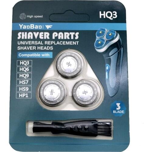 3pcs Shaver Head for Philips HQ6405, HQ6415, HQ6423, HQ6424, HS830, HS840, HS850, HS860, HS875, HS885, HS890,HP1602, HS970