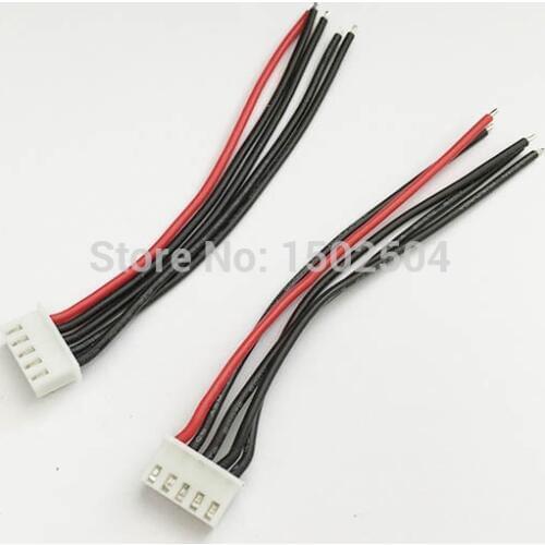 5x 4S LiPo Battery Balance Charger Cable IMAX B6 Plug Wire cable 100mm 22AWG Charger Wire Plug