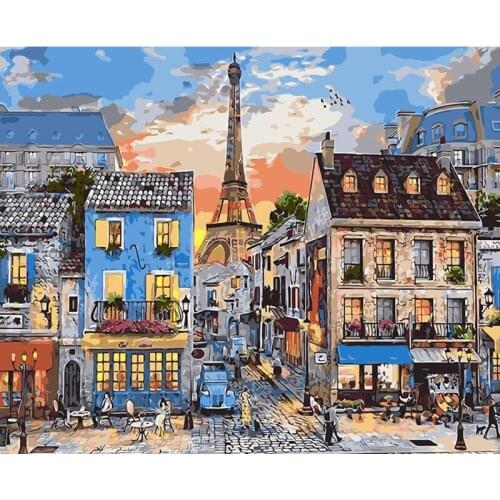 Painting By Number DIY Dropshipping 40x50 50x65CM The Beauty Around You Landscape Handmade Gift For Adult Unique Gift Home Decor