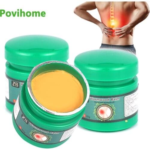 20g Wormwood Joint Pain Relief Cream Arthritis Rheumatism Ache Back Knee Lumbar Muscle Analgesic Ointment Body Massage Plaster