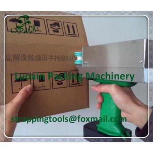 LX-PACK Lowest Factory Price HANDHELD INKJET PRINTER STAINLESS STEEL PIPE HAND CODING MACHINE PORTABLE INKJET PRINTER