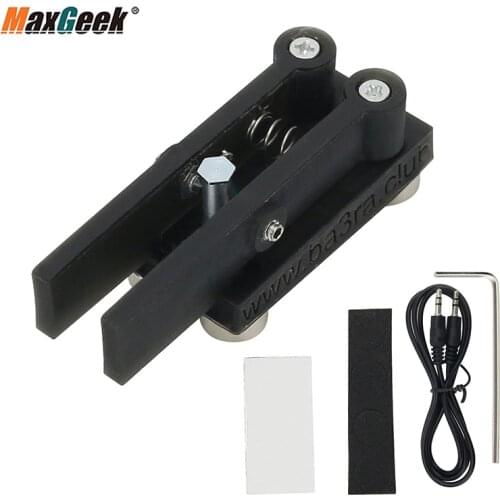 Maxgeek QU-7025 Morse Key CW Key Dual Paddle Key Automatic Base Magnetic Adsorption For Shortwave Radio