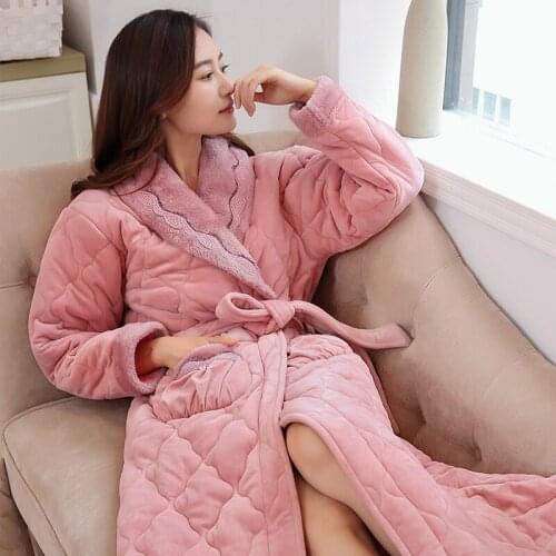 MENGLAIQIAN Women's Fleece Robes China