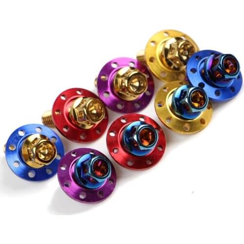 Motorcycle M6 304 Stainless Screws With Gaskets Ornament For Fender Shell Anywhere For Honda Yamaha Kawasaki Suzuki 5pcs Price