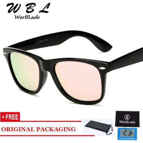 WarBLade 2019 Men Sunglasses Polarized Sunglasses Driving Mirror Coating Points Black Frame Eyewear Male Sun Glasses UV400