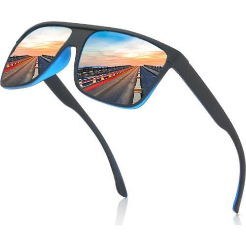 Black Matte Frame Polarized Sunglasses Men/Women Anti-Skidding Outdoor Sports Man/Weman Sunglass Dust goggles/Eyewear/Shades