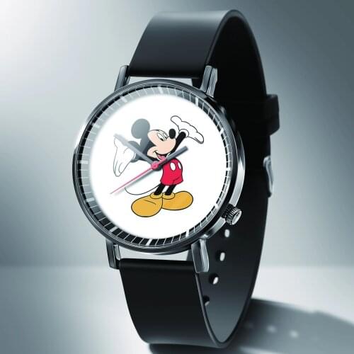 2021 New fashion Mickey Quartz Watches Women Men Watch Children Student Anime Cartoon Watches gift reloj mujer relogio feminino