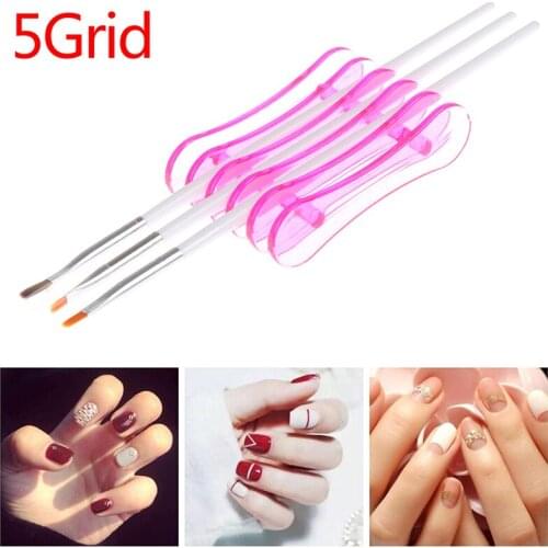 Nail Art Makeup Brush Pen Holder Dispalyer Stand Rest Acrylic UV Gel Design Manicure Tools Professional Wholesale